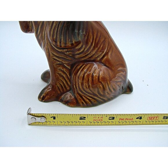 Dog Spaniel Hound Ceramic Pottery Figurine Brazil By MCS Mid-Century Modern Look - Picture 11 of 12